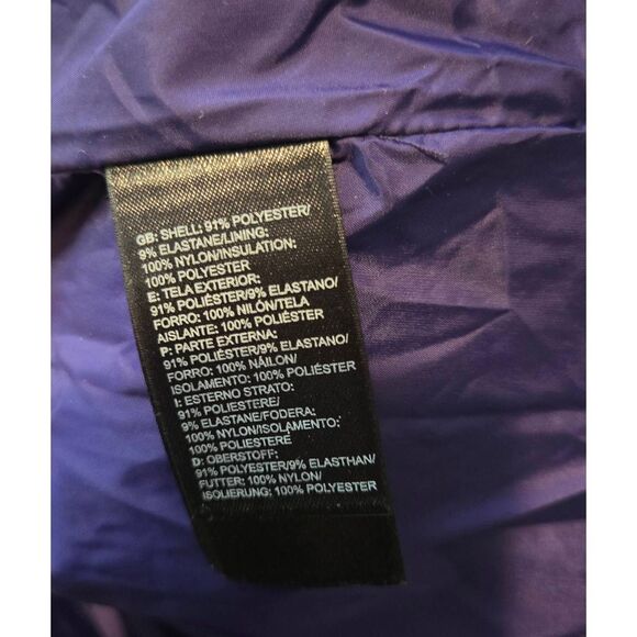 The North Face Vest Women's Size XL Heathered Purple Puffer - Picture 7 of 7